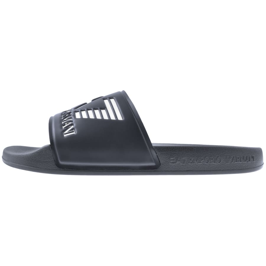 EA7 Emporio Armani Beach Sliders Navy Blue | Mainline